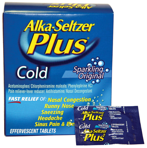 ALKA-SELTZER - PLUS COLD BOX - 72CT