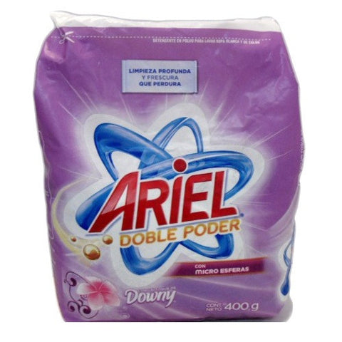 ARIEL W/DOWNY - DETERGENT POWDER 400 G - 30CT/CASE