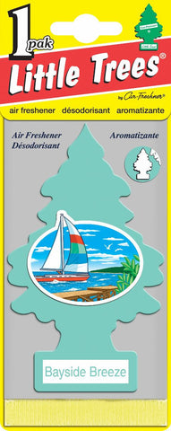 LITTLE TREES - CAR FRESHENER - BAYSIDE BREEZE - 24CT/BOX