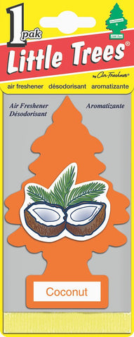 LITTLE TREES - CAR FRESHENER - ORANGE COCONUT - 24CT/BOX