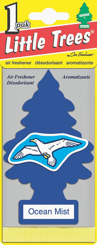 LITTLE TREES - CAR FRESHENER - OCEAN MIST - 24CT/BOX