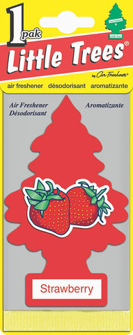 LITTLE TREES - CAR FRESHENER - STRAWBERRY - 24CT/BOX