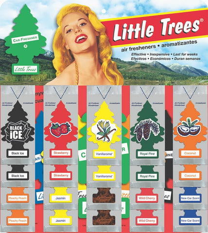 LITTLE TREES - CAR FRESHENER - TOP TEN - 60CT/CARD