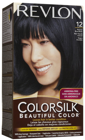 REVLON - COLORSILK - NATURAL BLUE BLACK (12) - 12CT/CASE