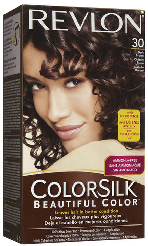 REVLON - COLORSILK - DARK BROWN (30) - 12CT/CASE