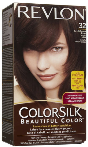 REVLON - COLORSILK - MAHOGANY BROWN (32) - 12CT/CASE
