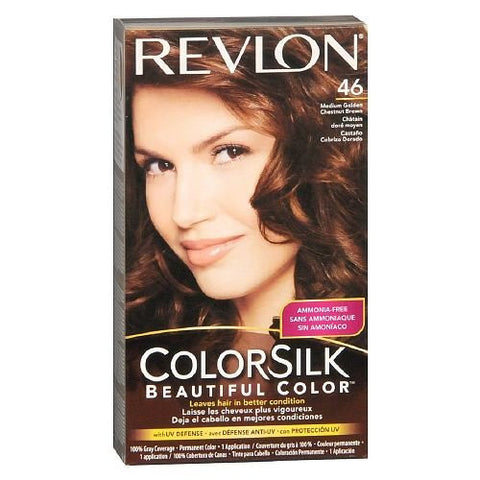 REVLON - COLORSILK - GOLDEN MAHAGONY BROWN (46) - 12CT/CASE