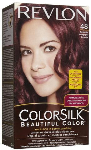 REVLON - COLORSILK - BURGUNDY(48) - 12CT/CASE
