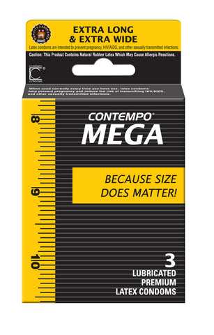 CONTEMPO - CONDOMS - MEGA 3'S