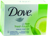 DOVE SOAP - FRESH TOUCH GREEN 135 G - 48CT/CASE