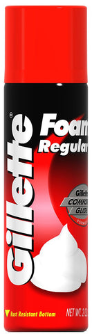 GILLETTE - FOAMY REGULAR SHAVING CREAM 2 OZ - 48CT/CASE