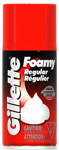 GILLETTE - FOAMY REGULAR SHAVING CREAM 11 OZ - 12CT/CASE