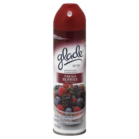 GLADE - AIR FRESHENER - FRESH BERRIES 8 OZ - 12CT/CASE