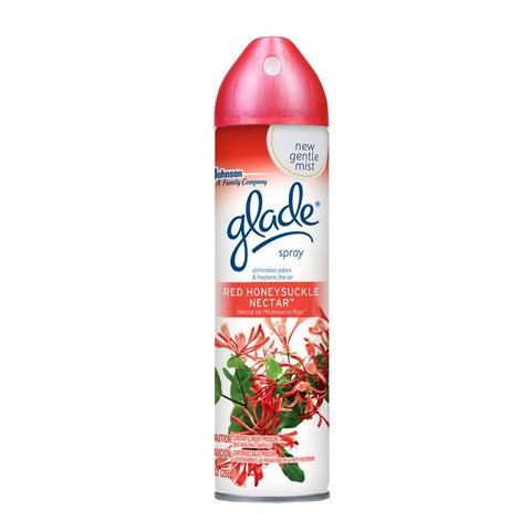 GLADE - AIR FRESHENER - RED HONEYSUCKLE & NECTAR 8 OZ - 12CT/CASE