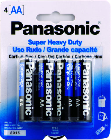 PANASONIC AA-4 - SUPER HEAVY DUTY BATTERY - 12PK/BOX