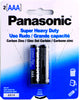PANASONIC AAA-2 - SUPER HEAVY DUTY BATTERY - 12PK/BOX