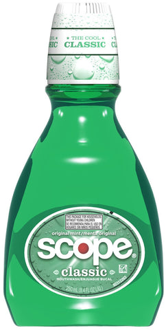 SCOPE - GREEN 250 ML (8.45 OZ) - 6CT/UNIT