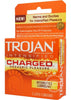 TROJAN - CHARGED 3'S - 12CT/UNIT