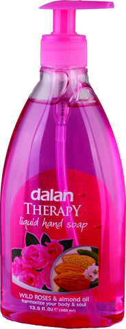 DALAN LIQUID SOAP - WILD ROSES & ALMOND 14 OZ - 24CT/CASE