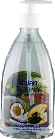 DALAN LIQUID SOAP - COCONUT & VANILLA 14 OZ - 24CT/CASE