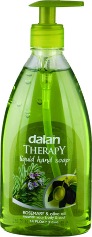 DALAN LIQUID SOAP - ROSEMARY & OLIVE OIL 14 OZ - 24CT/CASE