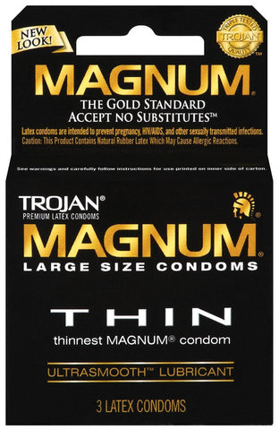 TROJAN - MAGNUM THIN 3'S