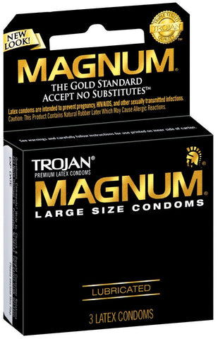 TROJAN - MAGNUM (BLACK) 3'S