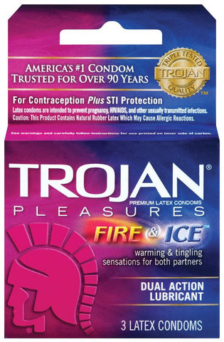 TROJAN - PLEASURES - FIRE & ICE 3'S