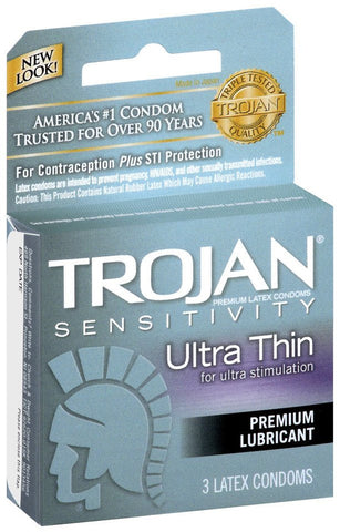 TROJAN - ULTRA THIN (GREY) 3'S
