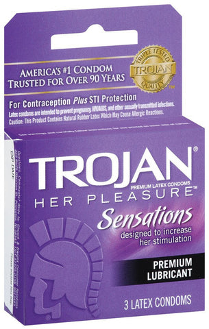 TROJAN - SENSATIONS - HER PLEASURE 3'S